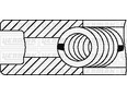 Кольца поршневые к-кт на 1 цилиндр Arosa 1997-2004