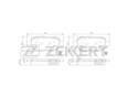 Колодки тормозные задние дисковые к-кт Tiggo 5 (T21) 2014-2020