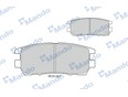 Колодки тормозные задние дисковые к-кт Eclipse IV (DK) 2005-2012