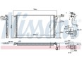Радиатор кондиционера (конденсер) Elantra 2016-2020