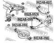 Сайлентблок заднего рычага Mazda 6 (GG) 2002-2007