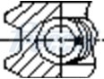 Кольца поршневые к-кт на 1 цилиндр Clio II/Symbol 1998-2008