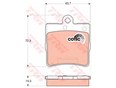 Тормозные колодки диск. 002 420 27 20 C208 CLK coupe 1997-2002 Тормозные колодки диск. 002 420 27 20 C208 CLK coupe 1997-2002