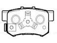 Колодки тормозные задние дисковые к-кт Civic 4D 2006-2012