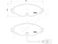 Колодки тормозные передние к-кт Octavia (A7) 2013-2020