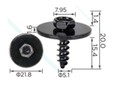 Саморез 3-serie F30/F31/F80 2011-2020