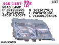 Фара правая MB W202 93-96 Фара правая MB W202 93-96