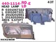 Фара правая MB 190 W201 83-93 Фара правая MB 190 W201 83-93