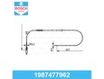 Трос ручного тормоза MB W168 -04 987мм лев. A140/160 W168 1997-2004 Трос ручного тормоза MB W168 -04 987мм лев. A140/160 W168 1997-2004