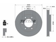 Диск тормозной передний вентилируемый L200 (KB) 2006-2016