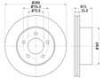 Диск тормозной передний вентилируемый Grand Cherokee (WJ, WG) 1999-2004