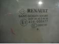Стекло двери передней левой для Renault Laguna III 2008-2015
