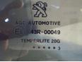 Стекло двери задней правой для Peugeot 408 2012>