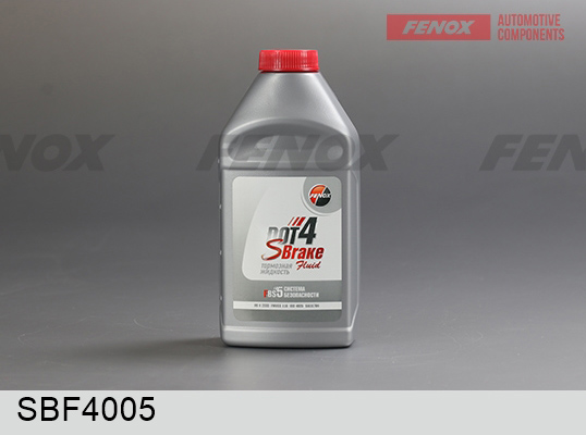 Жидкость тормозная DOT-4 0.5L/ FENOX, METACO 455 ГР. - Фото №1