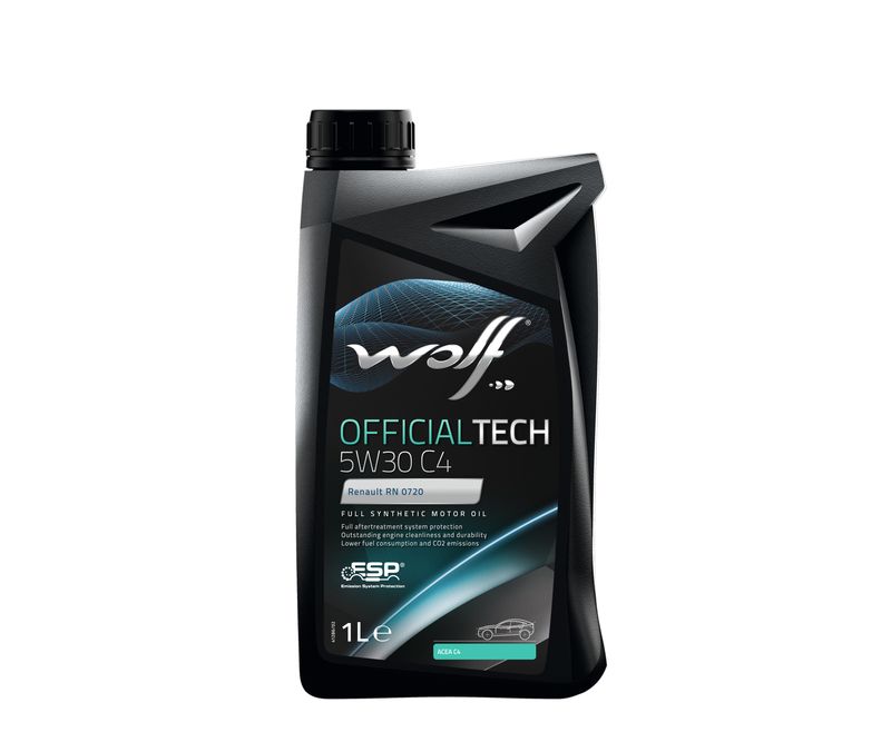 Масло моторное WOLF OFFICIALTECH 5W30 C4 1L СИНТЕТИКА - Фото №1