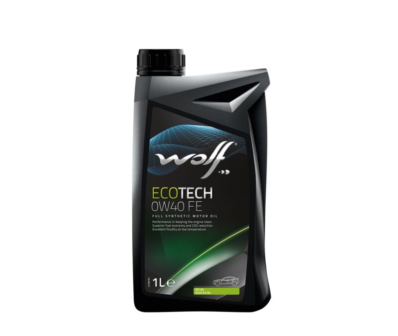 Масло моторное WOLF ECOTECH 0W40 FE 1L СИНТЕТИКА - Фото №1