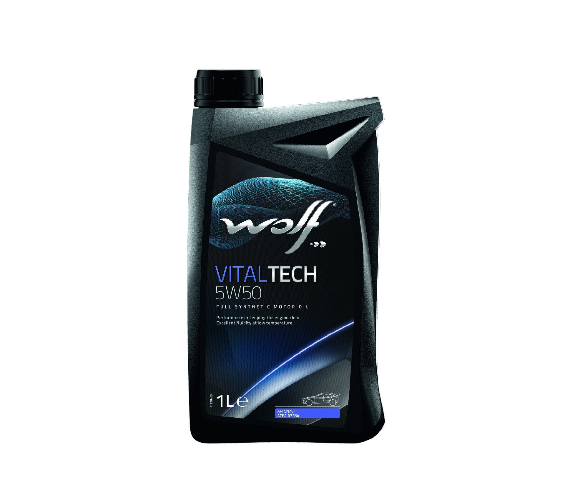 Масло моторное WOLF VITALTECH 5W50 1L СИНТЕТИКА - Фото №1