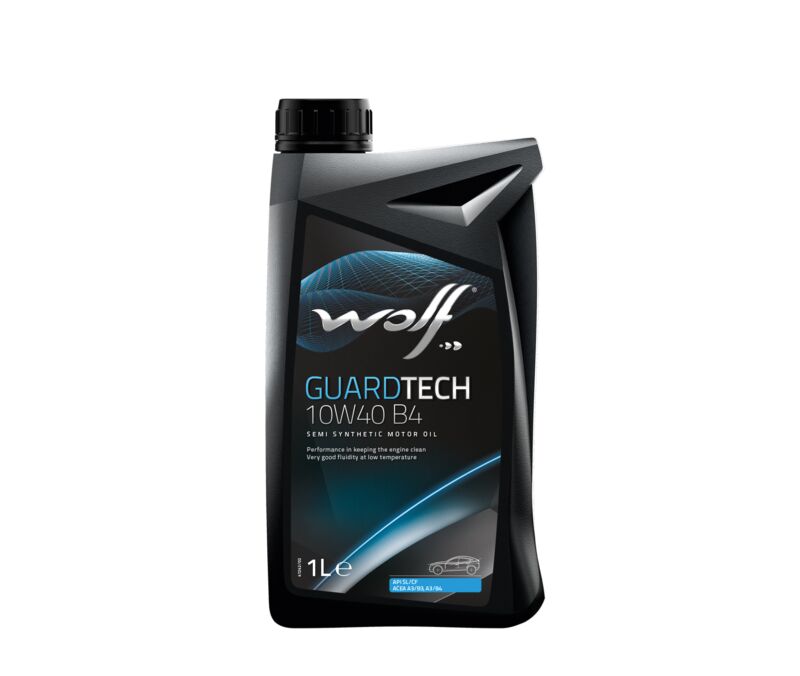 Масло моторное WOLF GUARDTECH 10W40 B4 1L ПОЛУСИНТЕТИКА - Фото №1