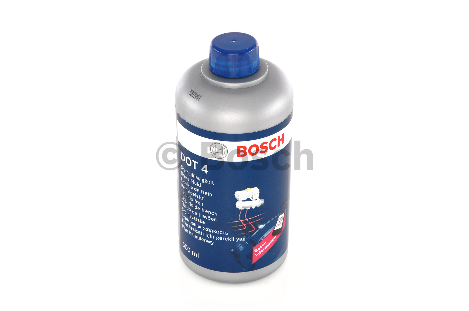 Жидкость тормозная DOT-4 0.5L/ FENOX, METACO 455 ГР. - Фото №1