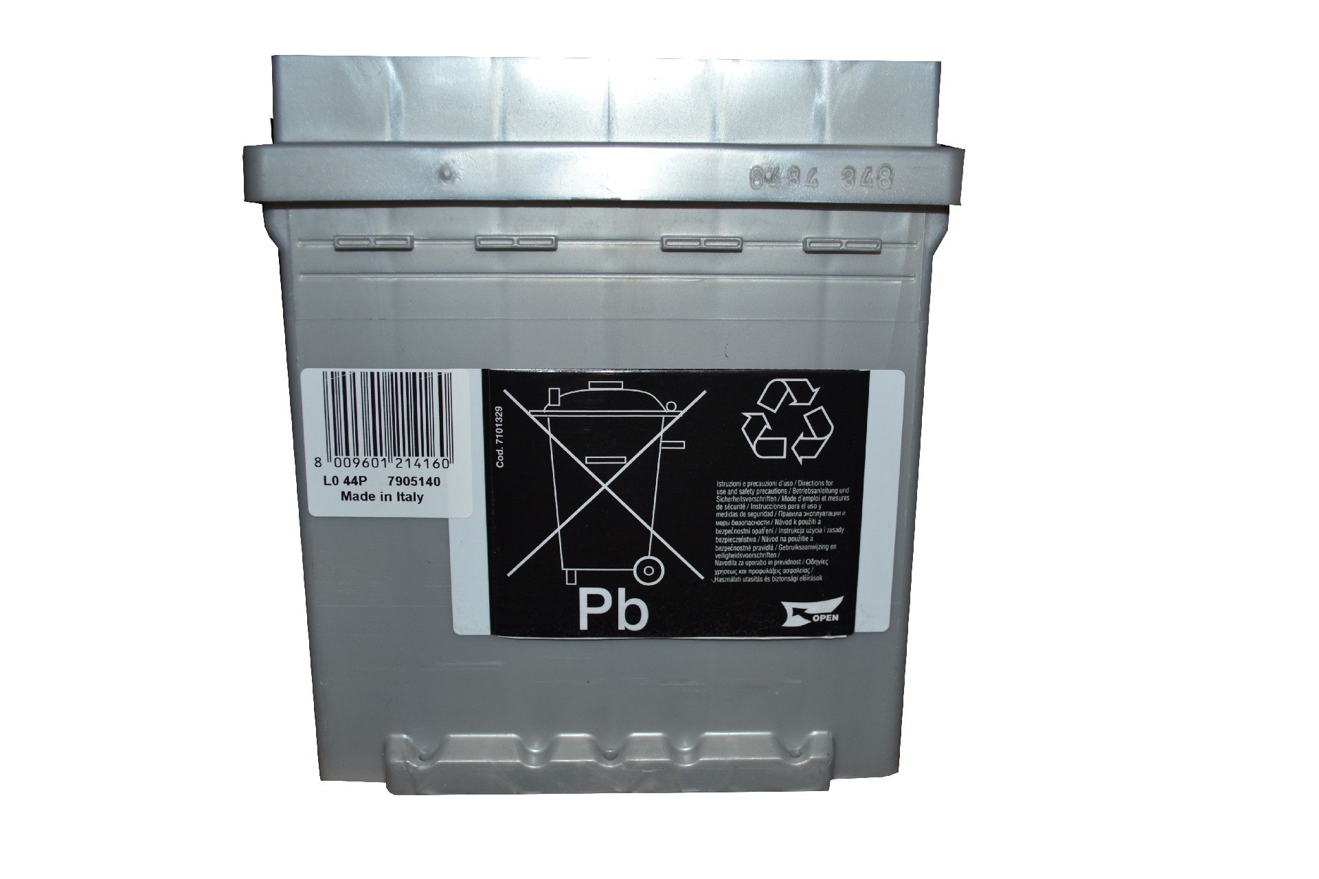 Аккумулятор 175x175x190 390A (-+) ЕВРО АКБ FIAMM TITANIUM PRO 44 AH (L044P) - Фото №1