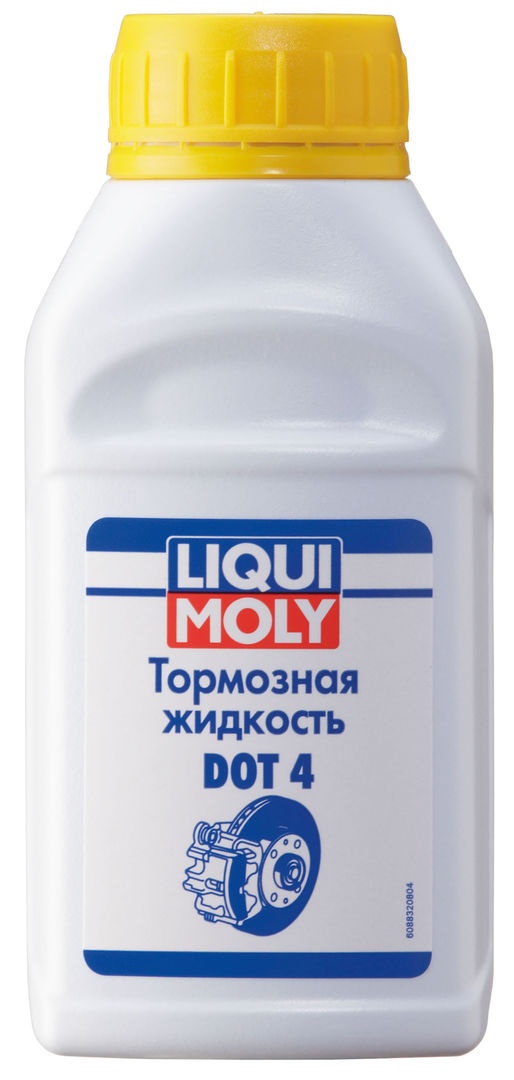 Жидкость тормозная ТОРМОЗНАЯ ЖИДКОСТЬ BREMSENFLUSSIGKEIT DOT 4 0.25L - Фото №1