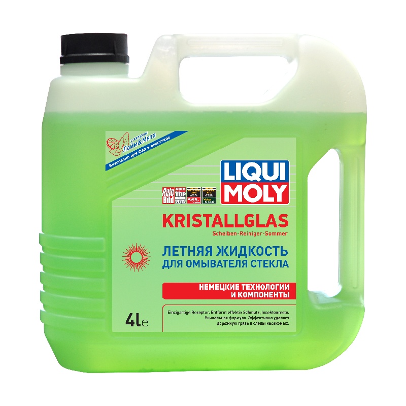 Жидкость омывателя ЛЕТНЯЯ 4Л ЛАЙМ-МЯТА LIQUI MOLY - Фото №1