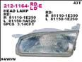 Фара правая TOYOTA COROLLA E11 97-00 Фара правая TOYOTA COROLLA E11 97-00